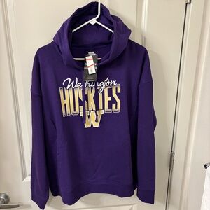 PNEW Men’s UNIV OF WASHINGTON HUSKIES Hooded Sweatshirt Sz XL